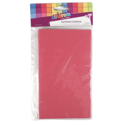 Afbeelding laden in galerijviewer, Menukaarten fuchsia 17 cm 5 stuks | 24 stuks