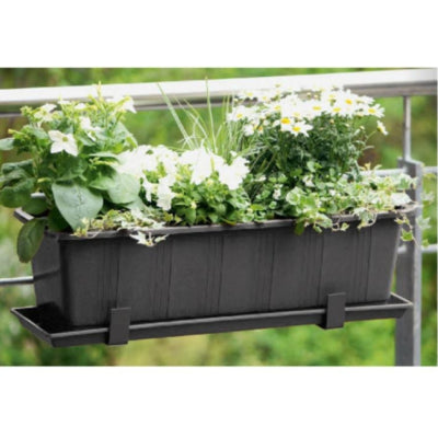 Afbeelding laden in galerijviewer, Geli bloembakbeugels grijs 20 cm set van 2 | 10 stuks
