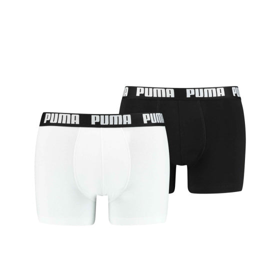 Afbeelding laden in galerijviewer, Puma Basic Boxershort Heren (Pack of 2) Zwart Witmaat XL