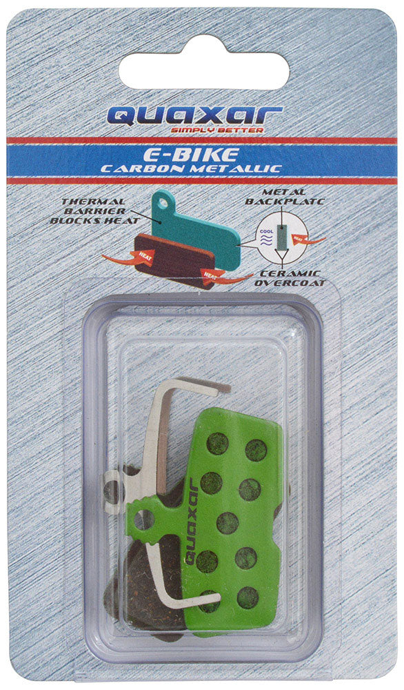 Afbeelding laden in galerijviewer, Quaxar sram avid code code r guide re carbon-metallic e-bike disc pads