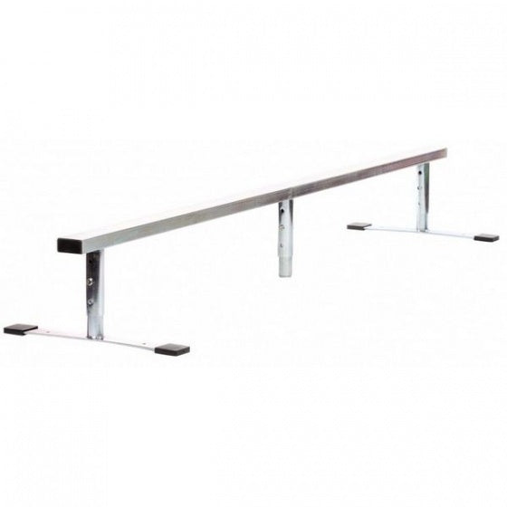Afbeelding laden in galerijviewer, Urban street ramps Flatbar grindrail 185 cm zilver