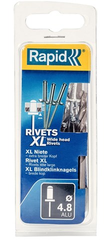 Afbeelding laden in galerijviewer, Rapid nr. 970 vlakdraadnieten dp 14 mm, 670 stuks - 40109599 - 40109599