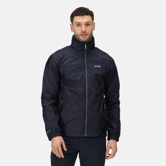 Afbeelding laden in galerijviewer, Regatta Lyle IV regenjas heren donkerblauw maat XL