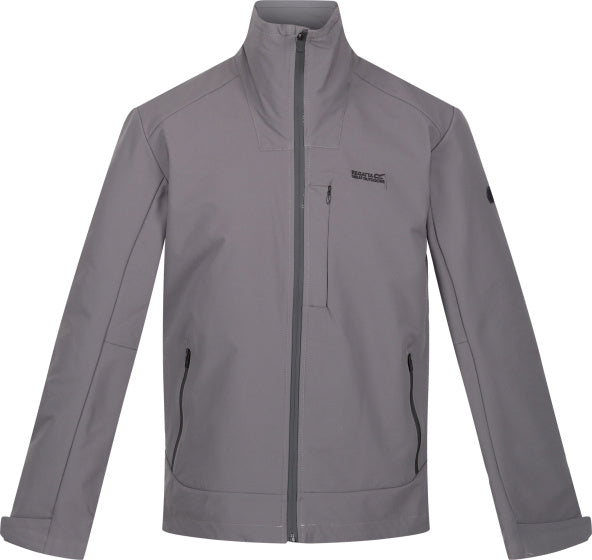 Afbeelding laden in galerijviewer, Regatta Overmoor softshelljas heren donkergrijs maat S
