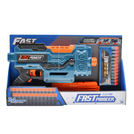 Afbeelding laden in galerijviewer, Fast pioneer Speelgoedpistool met Magazijn 24 kogels