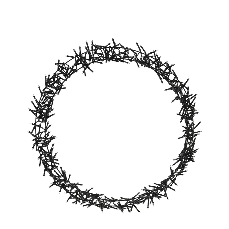 Afbeelding laden in galerijviewer, Ring led zwart 400 leds ø48cm