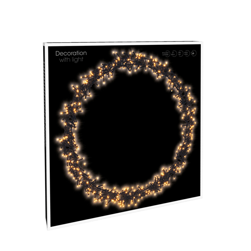 Afbeelding laden in galerijviewer, Ring led zwart 500 leds ø58cm