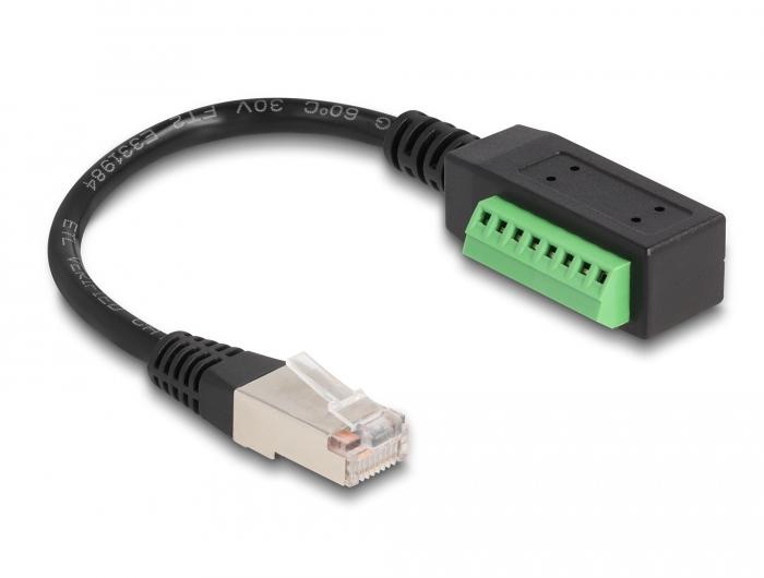 Afbeelding laden in galerijviewer, Adapter rj45 naar klemmenblok