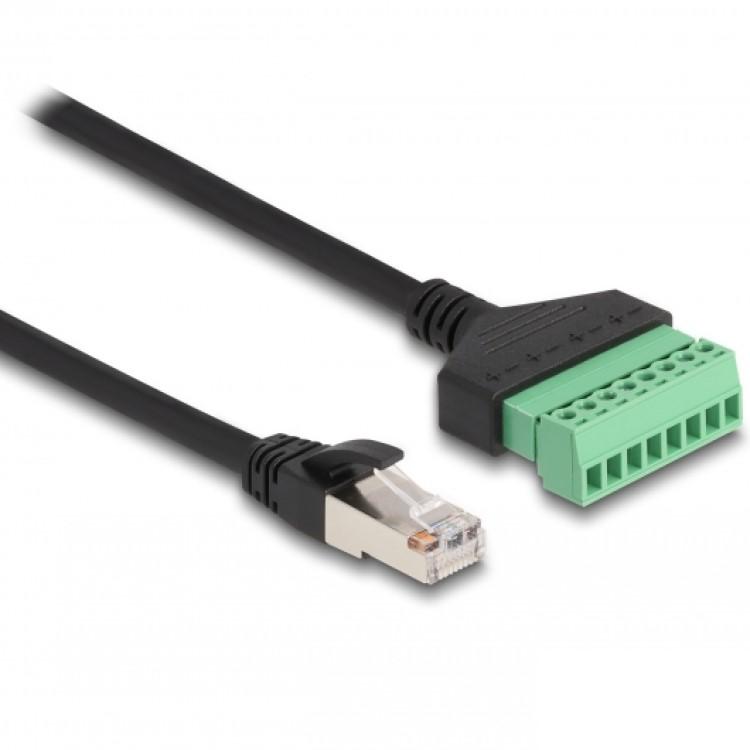 Afbeelding laden in galerijviewer, Adapter rj45 naar klemmenblok