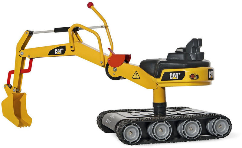 Afbeelding laden in galerijviewer, Rolly toys Graafmachine RollyDigger XL Cat 96 cm staal geel