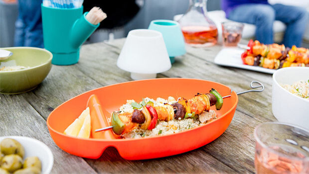 Afbeelding laden in galerijviewer, Royal vkb bbq schaal grijs