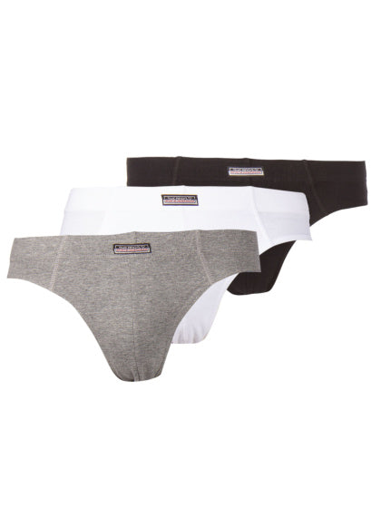Afbeelding laden in galerijviewer, Rucanor Box-slips 3-pack heren zwart grijs wit maat M