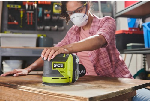 Afbeelding laden in galerijviewer, Ryobi rros18-0 one+ 18v accu excentrische schuurmachine (excl. accu)