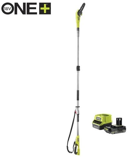 Afbeelding laden in galerijviewer, Ryobi ry18pp20a-120 telescopische snoeikettingzaag | incl. 1x 2.0ah accu + lader - 5133006957
