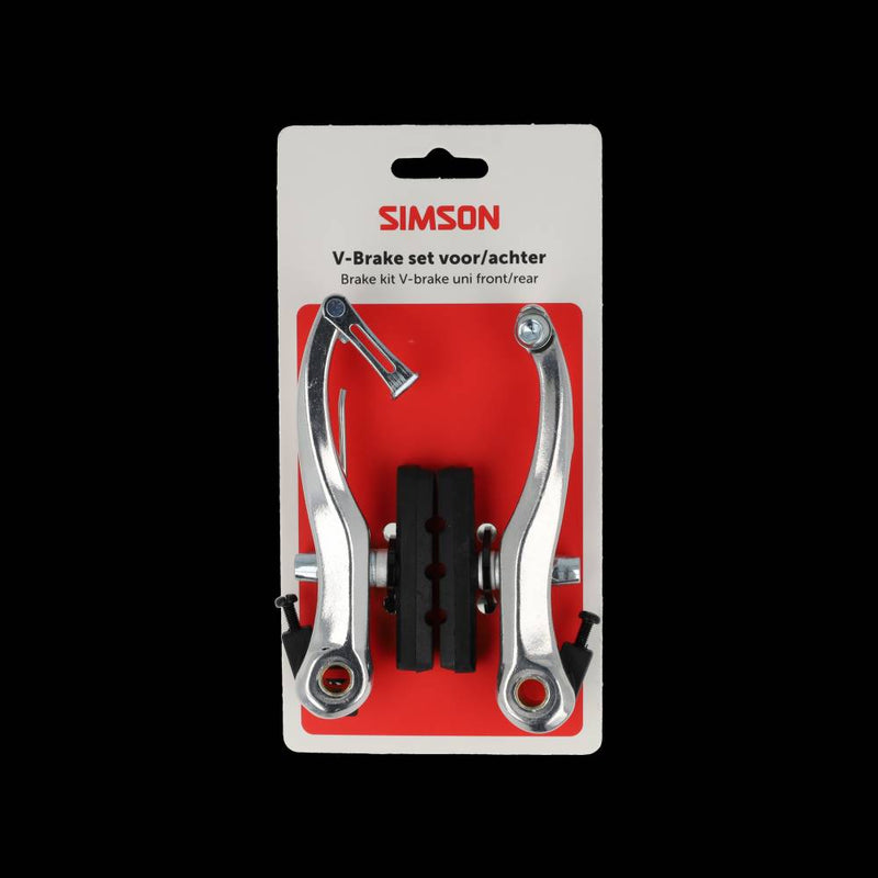 Afbeelding laden in galerijviewer, Simson v-brake remmenset geschikt als voor- en achterrem