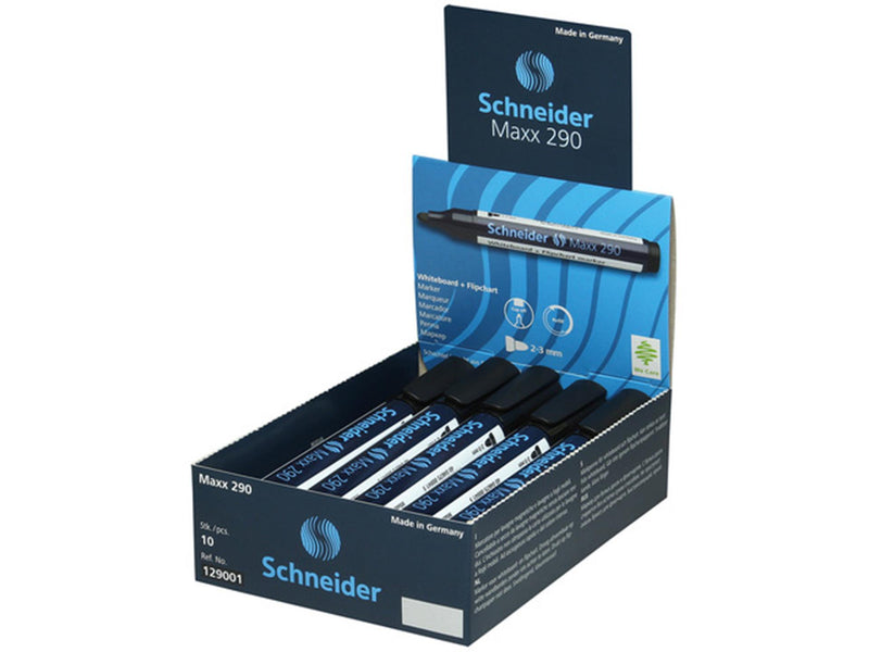 Afbeelding laden in galerijviewer, Schneider whiteboardmarker 290 zwart 10st