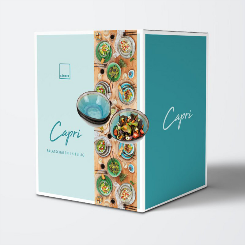 Afbeelding laden in galerijviewer, Sänger slakom capri blauw 4 stuks