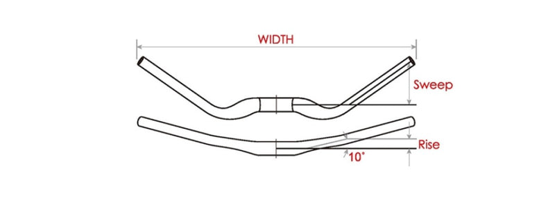 Afbeelding laden in galerijviewer, Stuurbocht Satori Noirette 31.8Mm Matzwart 630Mm (E-Bike)