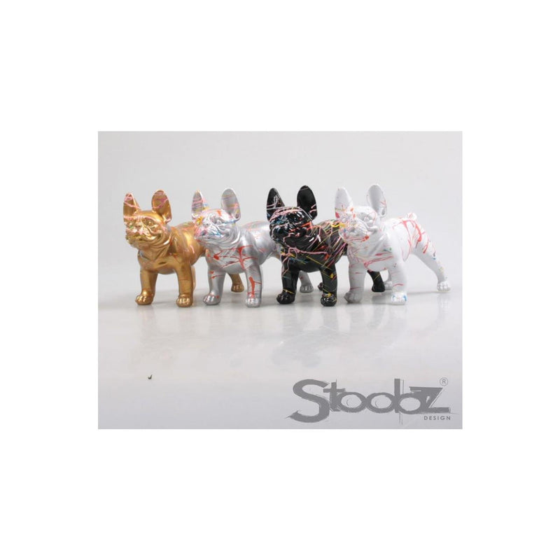 Afbeelding laden in galerijviewer, Stoobz design stoobz hond franse bulldog 16cm 4 assorti