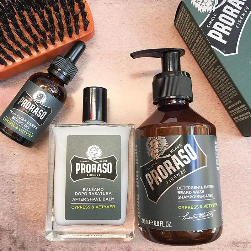 Afbeelding laden in galerijviewer, Proraso beard wash cypress vetyver 200ml