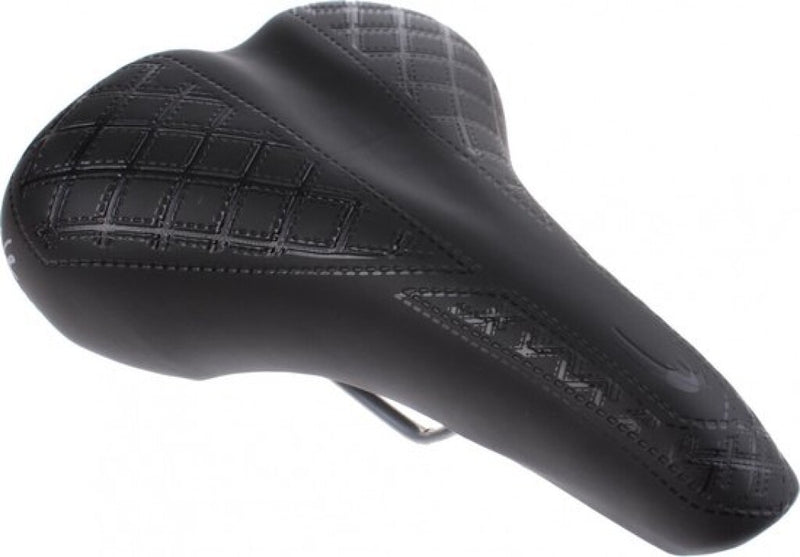 Afbeelding laden in galerijviewer, Fietszadel Selle Bassano Cafe Racer Bobber voor heren - zwart