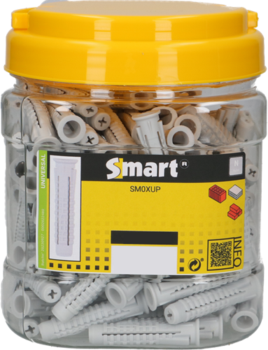 Afbeelding laden in galerijviewer, Pgb-europe smart nylon universeelplug xup 10x50 150 - sm0xupn00100050n