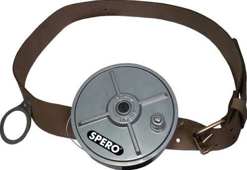 Afbeelding laden in galerijviewer, Spero spvmhsl | vlechtdraadhaspel pro | met leren riem t.b.v. 1,2 1,5kg vlechtdraadrol - spvmhsl