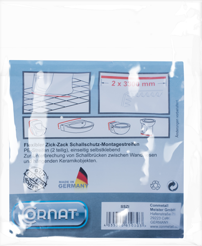 Afbeelding laden in galerijviewer, Cornat elastische strip zigzag wi - sszi
