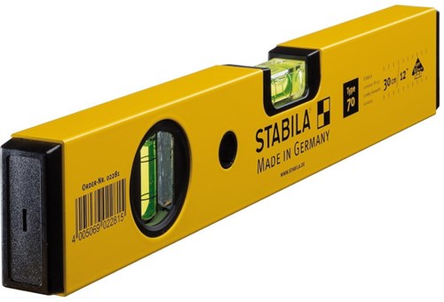 Afbeelding laden in galerijviewer, Stabila blokwaterpas - type 70 - 30cm geel - 02281