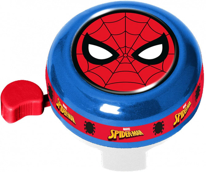 Afbeelding laden in galerijviewer, fietsbel Spider-Man 60 mm blauw rood