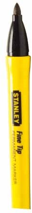 Afbeelding laden in galerijviewer, Stanley handgereedschap markeerstift fijne tip zwart - 0-47-316
