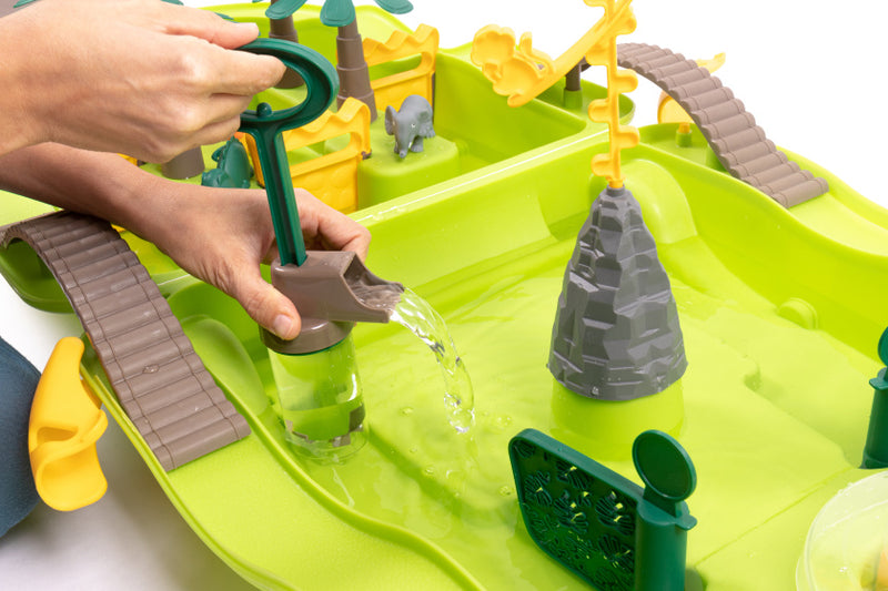 Afbeelding laden in galerijviewer, Starplay jungle water fun speelgoedkoffer groen 18-delig