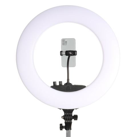 Afbeelding laden in galerijviewer, StudioKing LED Ringlamp Set 48W LR-480