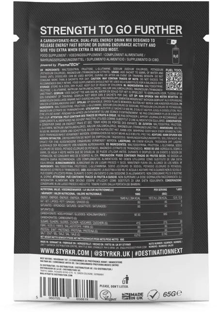 Afbeelding laden in galerijviewer, Styrkr mix60 dual-carb energy drink mix
