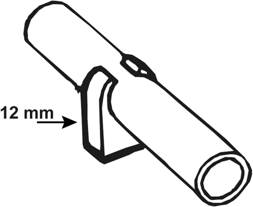 Afbeelding laden in galerijviewer, Cornat enkele clip koperbuis 12mm (6st) - t560102