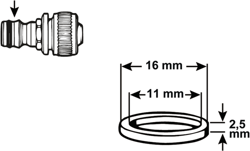 Afbeelding laden in galerijviewer, Cornat dichting o-ring gardena 11mm (2st) - tec380007