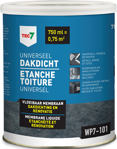 Afbeelding laden in galerijviewer, Tec7 wp7-101 universeel dakdicht blik 750ml - 602460000