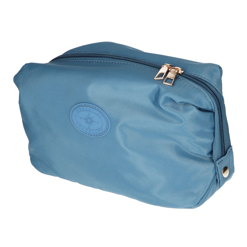 Afbeelding laden in galerijviewer, Traveller toilettas essentials blauw 30cm x 20cm