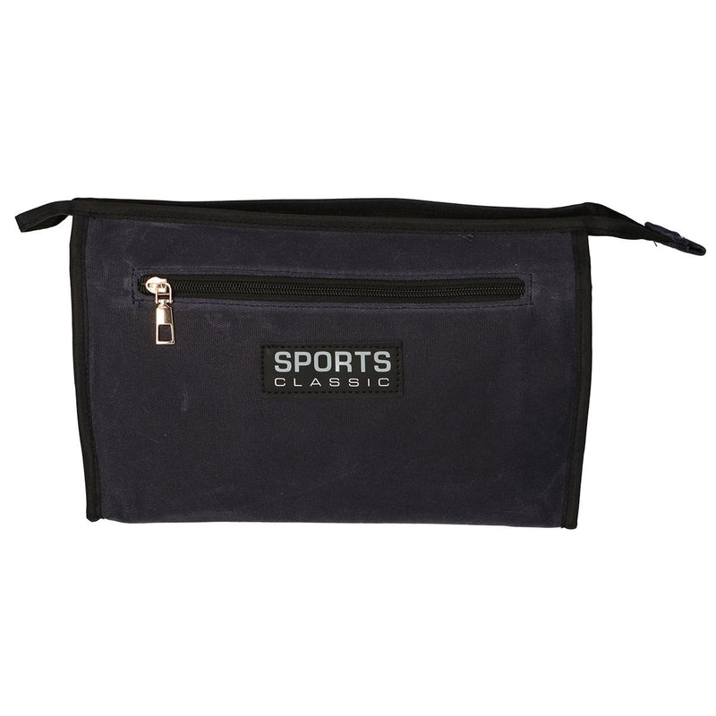 Afbeelding laden in galerijviewer, Traveller toilettas sports classic military blauw paars 30cm x 24cm