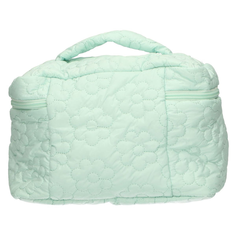 Afbeelding laden in galerijviewer, Traveller beautycase bloemen turquoise 24cm x 17cm