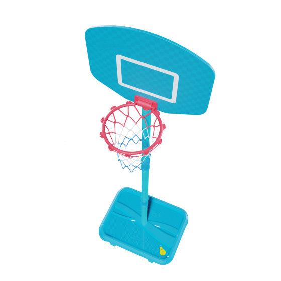 Afbeelding laden in galerijviewer, Swingball first basketbalpaal met all surface basis blauw rood