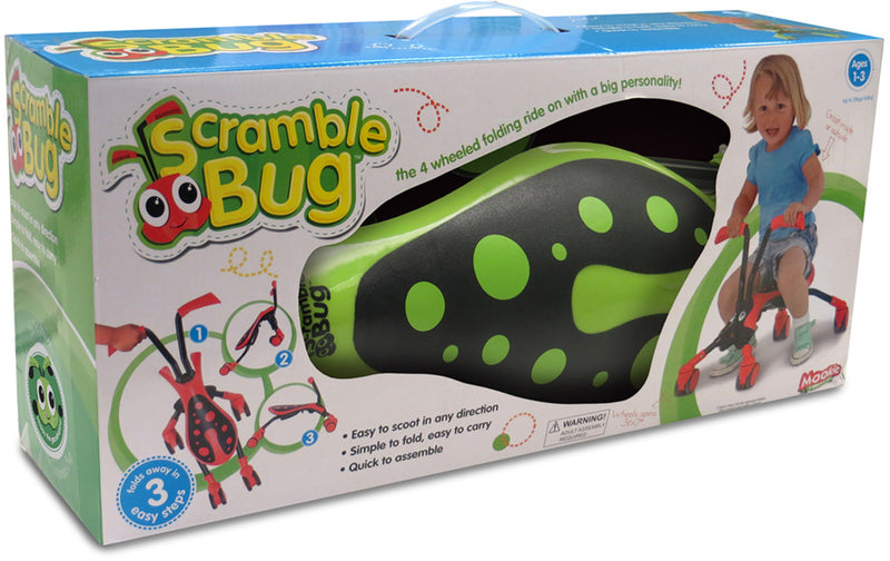 Afbeelding laden in galerijviewer, The bugs ScrambleBug Hornet met 4 Wielen Junior Groen Zwart