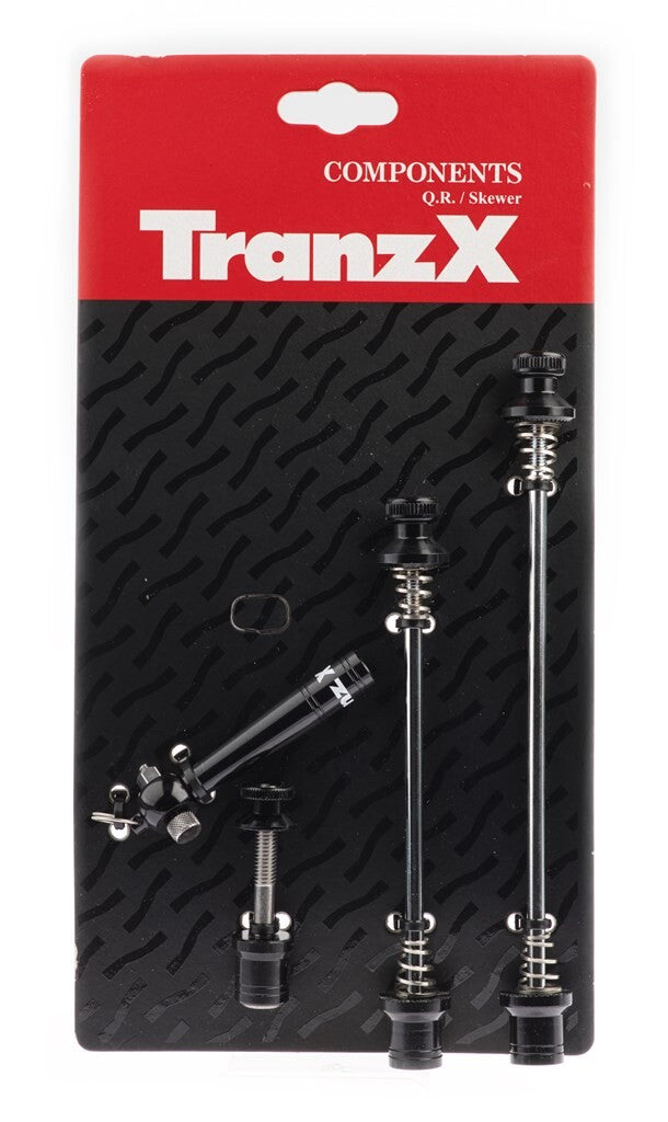 Afbeelding laden in galerijviewer, Tranzx jd-060 snelspanner met slot 2xm5 en 1xm6 zwart op kaart