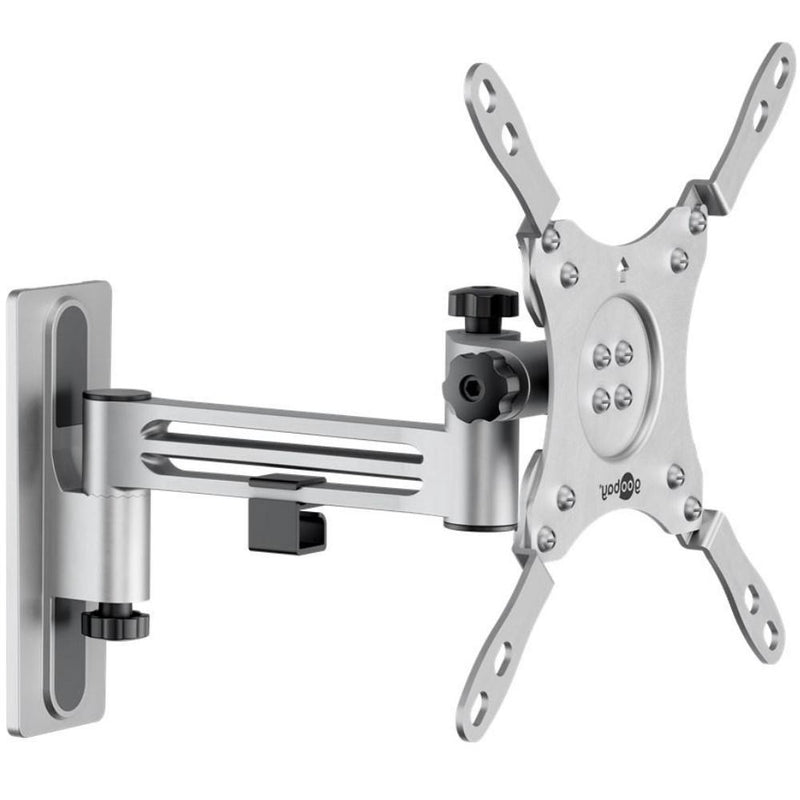 Afbeelding laden in galerijviewer, Goobay tv wall mount caravan fullmotion (m), 13 to 43 inch wandmontage (zilver)