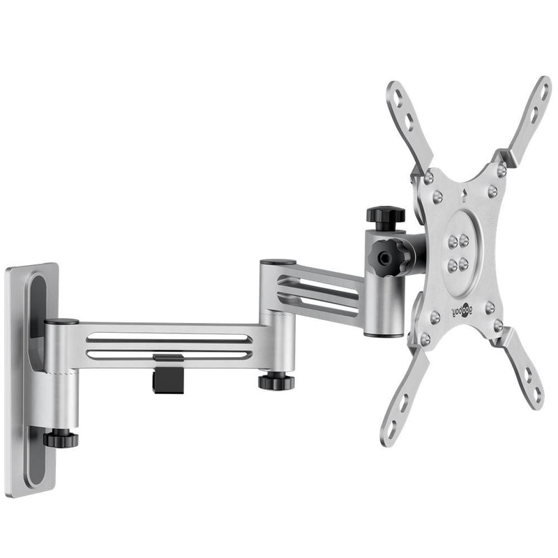 Afbeelding laden in galerijviewer, Goobay tv wall mount caravan fullmotion (m), 13 to 43 inch wandmontage (zilver)