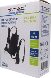 Afbeelding laden in galerijviewer, V-tac led driver 60w voor led strips 12v 4379330