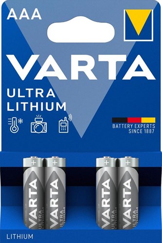 Afbeelding laden in galerijviewer, Varta lithium aaa 1,5 volt blis4 3015410