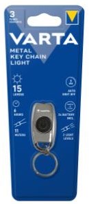 Afbeelding laden in galerijviewer, Varta zaklamp metaal led key chain