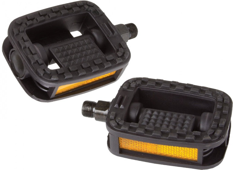 Afbeelding laden in galerijviewer, Platformpedaal stadsfiets FP-826 9 16 inch zwart per set