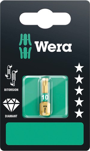 Afbeelding laden in galerijviewer, Wera 867 1 bdc torx® bits, tx 10 x 25 mm - 1 stuk(s) - 05134374001